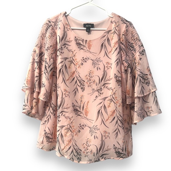Alyx Tops - ALYX FLORAL FLOWY TOP